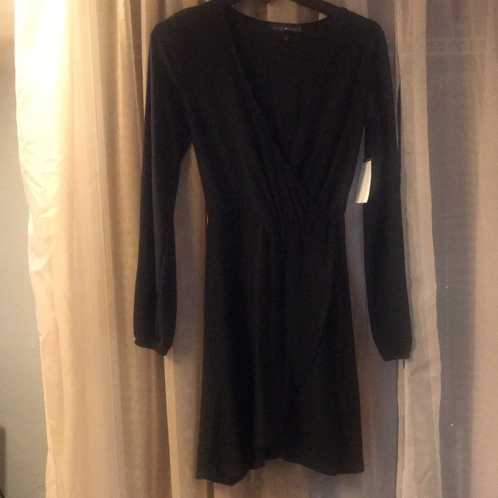 Brand new sexy small long sleeve black dress